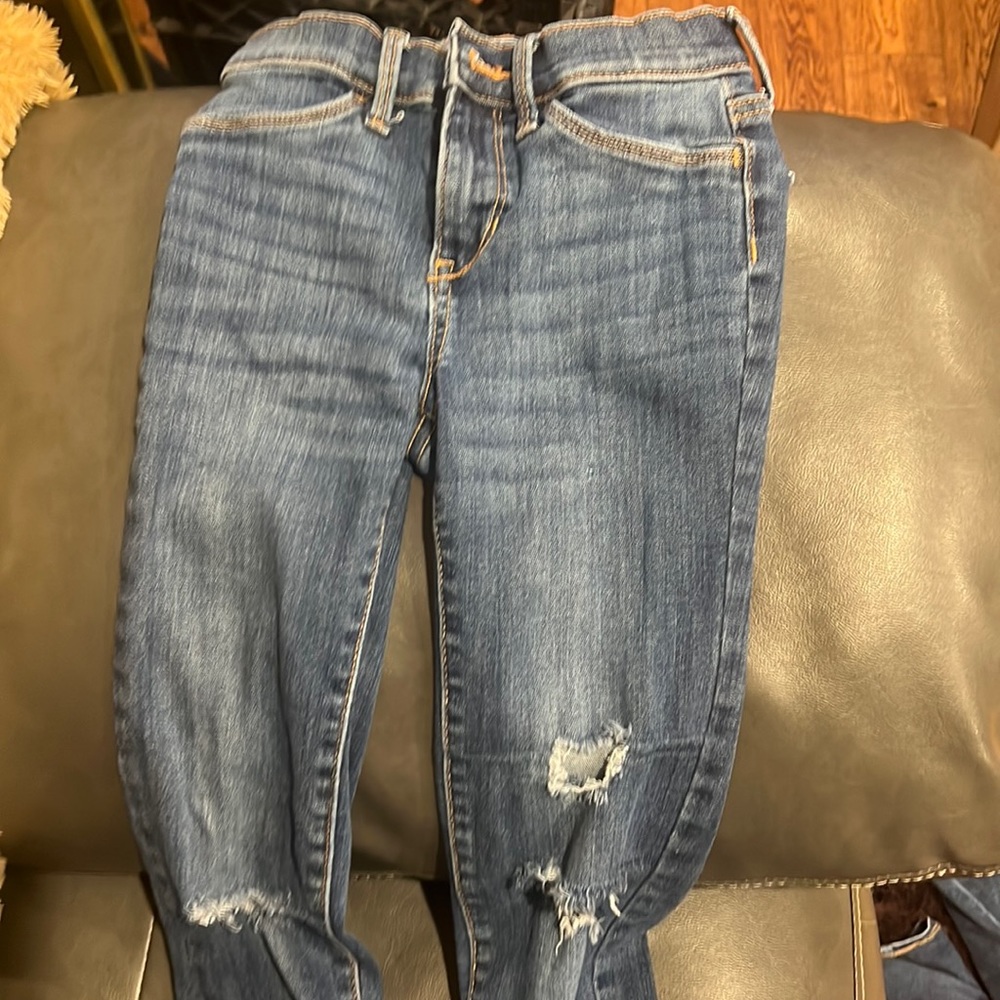 Damage Denim Jeans